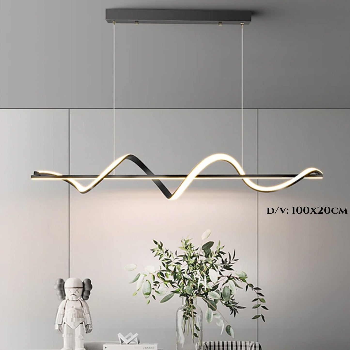 Wave LED függőlámpa