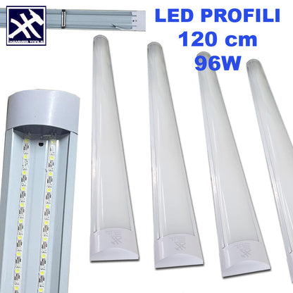 Alumínium LED profilok 120CM 96W