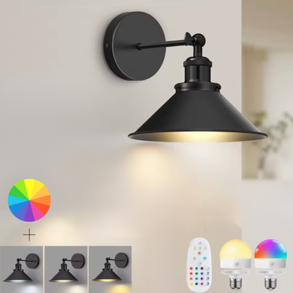 Loft intelligens fali lámpa