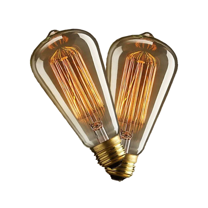 2 DB LED Edison izzó E27 - modern retro elegancia