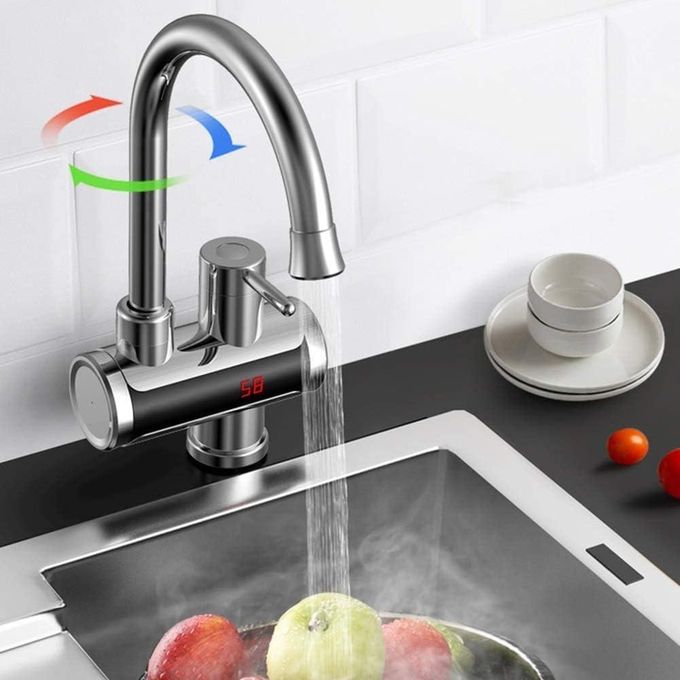 Elektromos csaptelep vízmelegítővel - Hajlítható vagy Fix