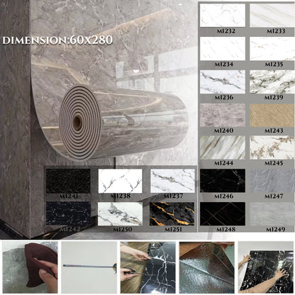 Öntapadós 3D PVC dekorfólia 60x280cm