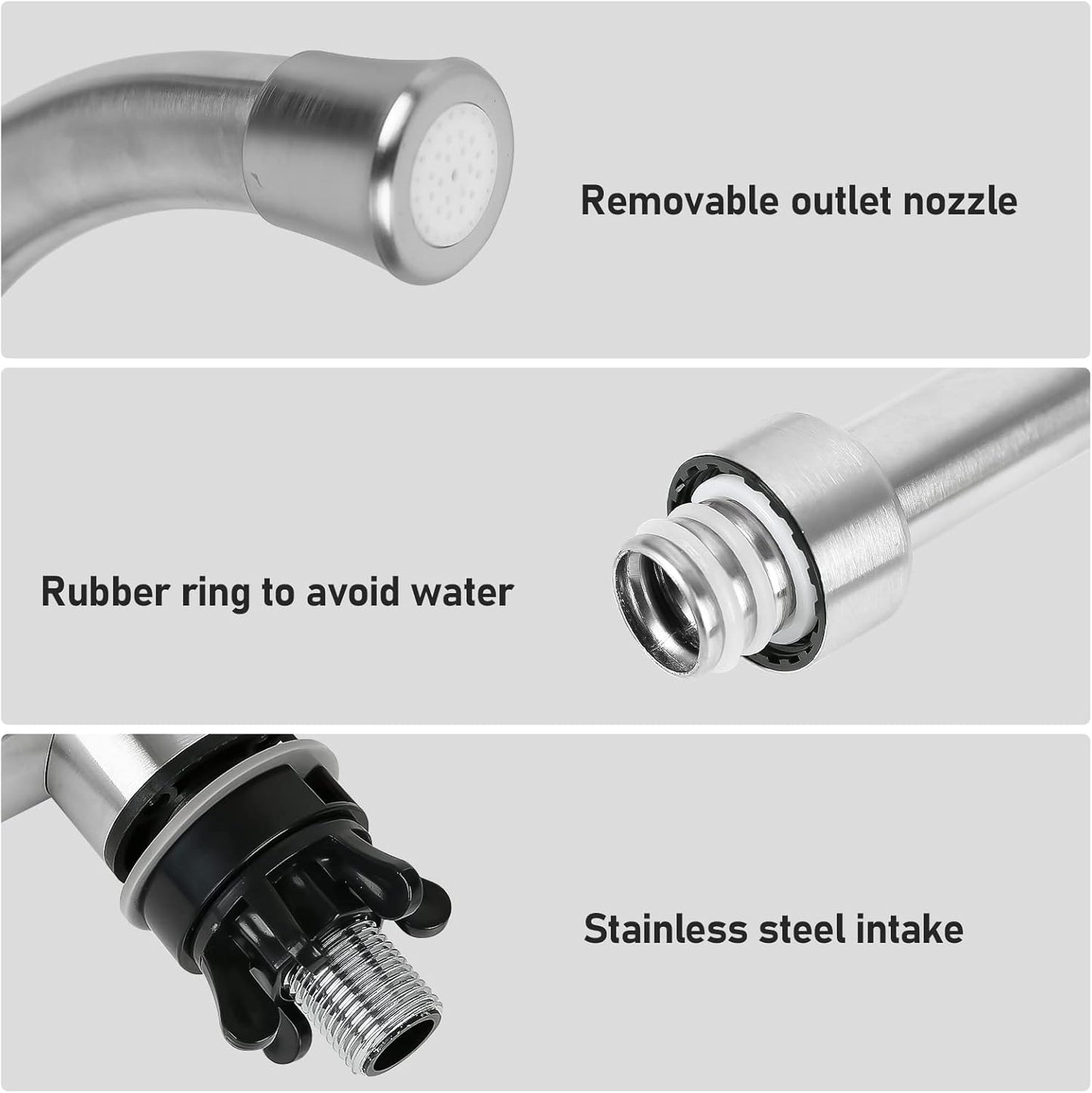 Elektromos csaptelep vízmelegítővel - Hajlítható vagy Fix