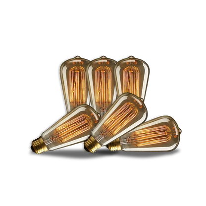 2 DB LED Edison izzó E27 - modern retro elegancia