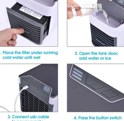 Mini hordozható klímaberendezés 1+1 INGYEN