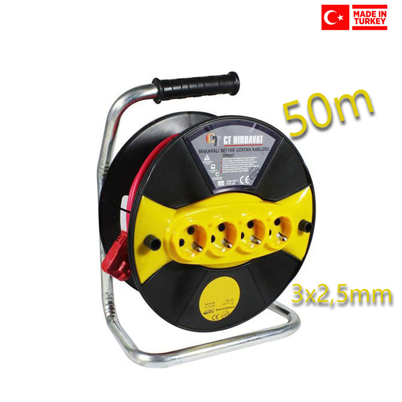 HOSSZABBÍTÓ KÁBEL GÖNGÖN 50M 3X2,5MM TÖRÖK TERMÉK