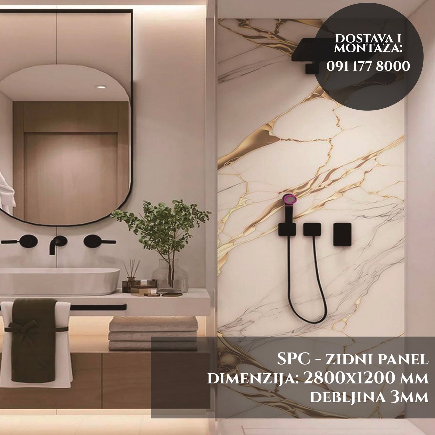 Fali dekorpanel - Modern