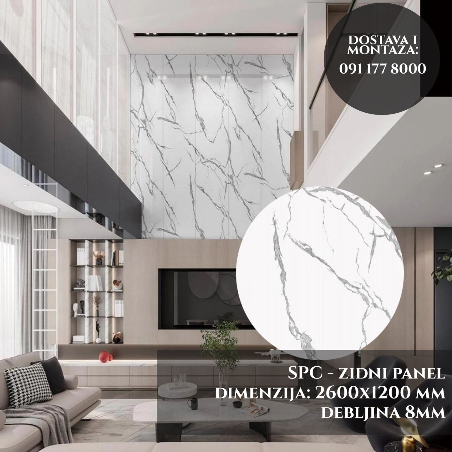 Fali dekorpanel - Premium