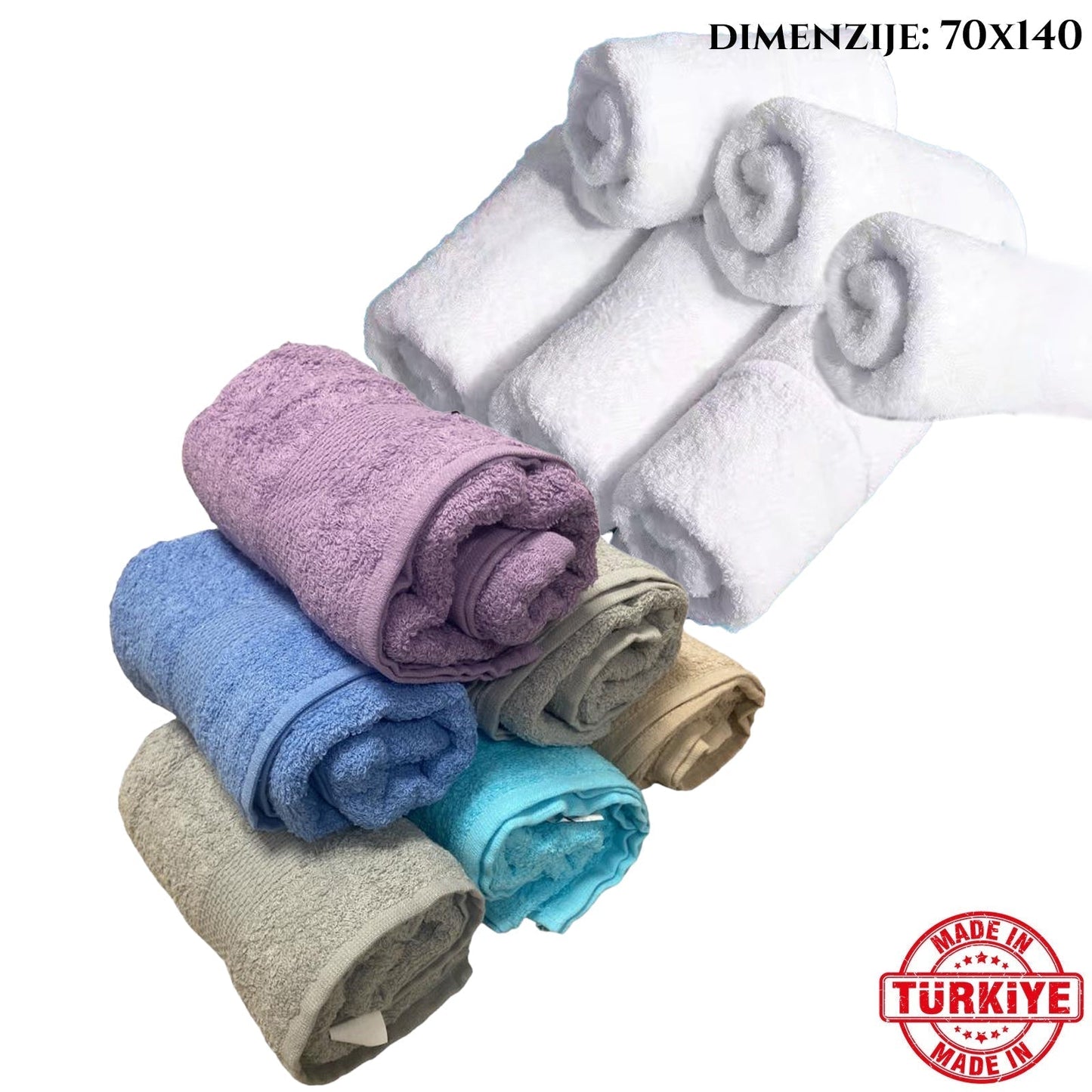 TÖRÖK TÖRÖLKÖZŐK 70X140 6 DB