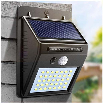 5 db-os LED napelemes lámpa szenzorral