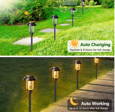 LED napelemes kerti lámpa n265 8 darab