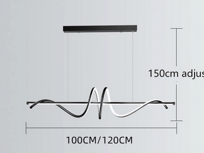 Wave LED függőlámpa
