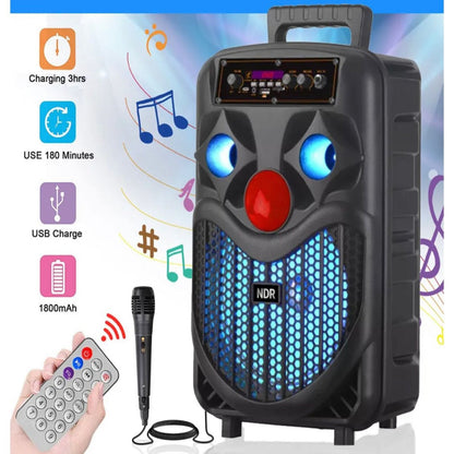 JOKER 8 hüvelykes hangszóró mikrofonnal és távirányítóval