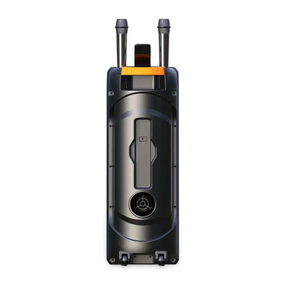 NAGY HANGSZÓRÓ 4500mAh 8'' X2 INGYENES VEZETÉK NÉLKÜLI MIKROFONNAL ÉS TÁVIRÁNYÍTÓVAL
