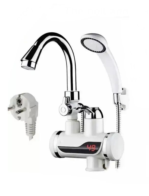 Mosogatófűtéses csaptelep zuhanyfejjel