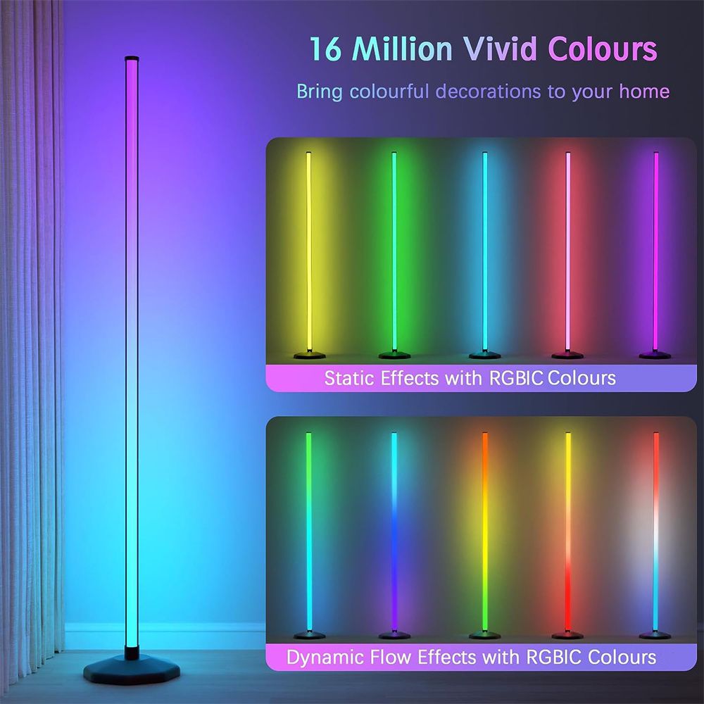 CORNER RGB LÁMPA 120CM TÁVIRÁNYÍTÓVAL ÉS ALKALMAZÁSSAL