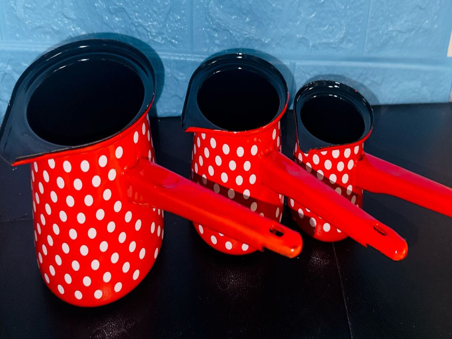 3 DARABOS KÁVÉKÉSZÍTŐ KÉSZLET INOX 250/500/700ML