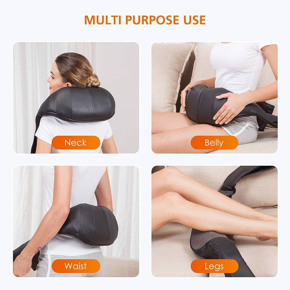 Shiatsu nyak- és teljes test masszírozó fűtéssel