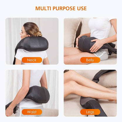 Shiatsu nyak- és teljes test masszírozó fűtéssel