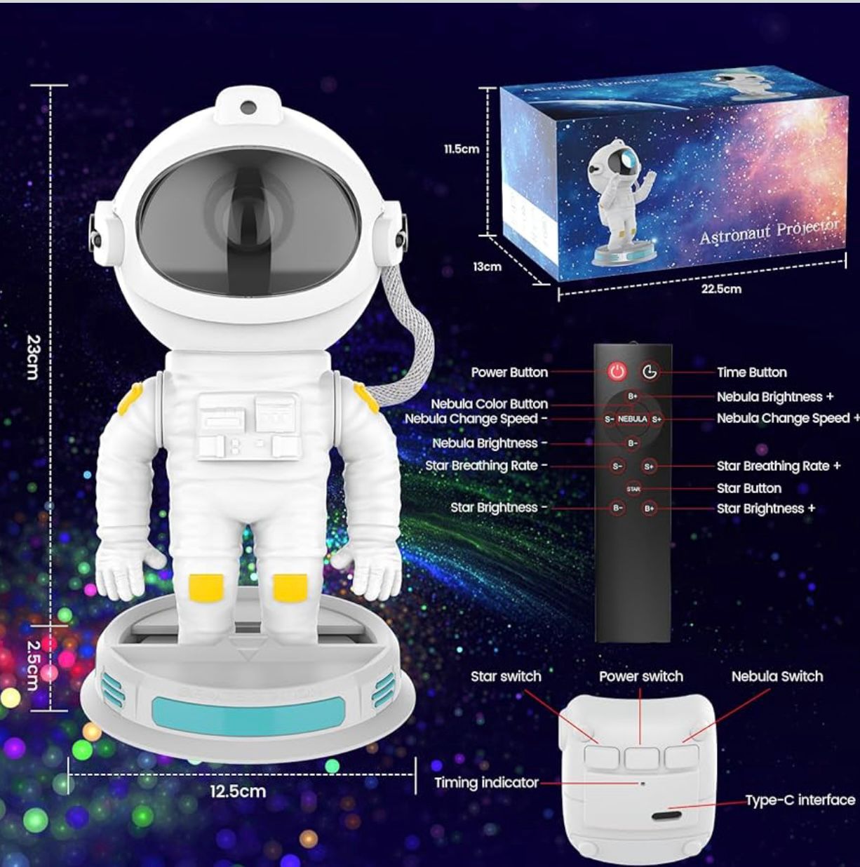 ŰRHAJÓS GALAXIS PROJEKTOR