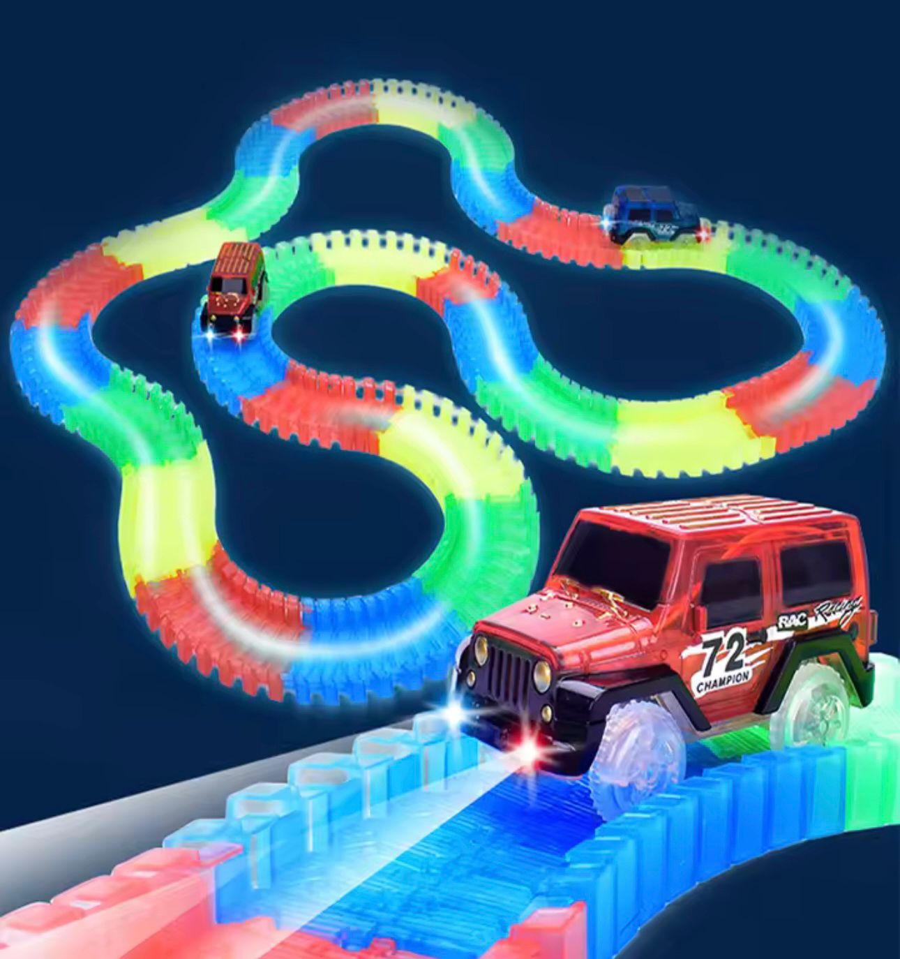 Világító versenypálya – 121 darab