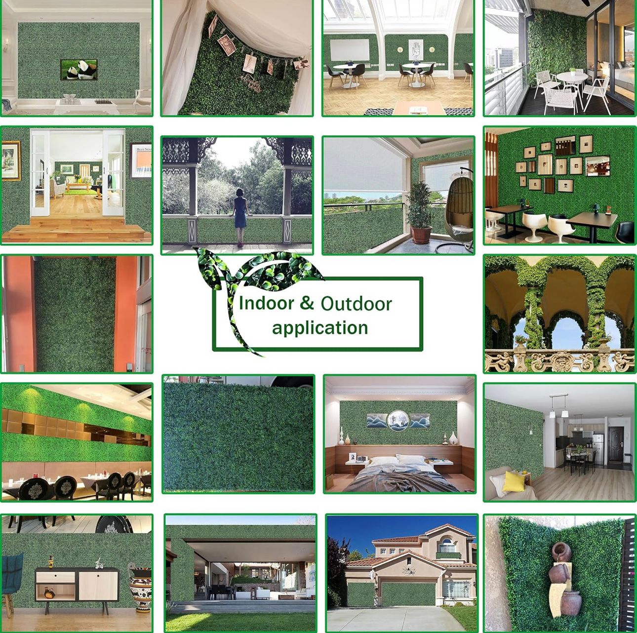 Prémium mű zöld kerítés Green