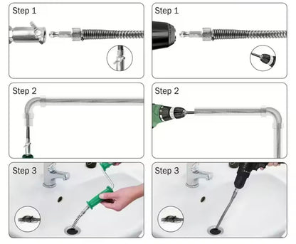Rugalmas duguláselhárító cső 2,5 m