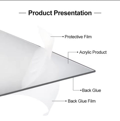 Dekoratív falitükör lapok