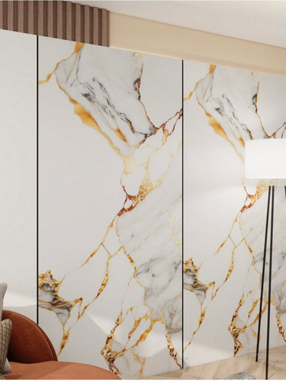 Fali dekorpanel - White gold