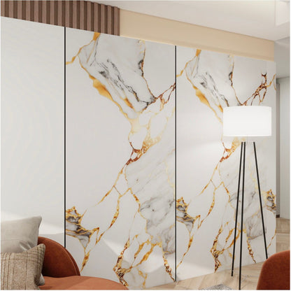 Fali dekorpanel - White gold