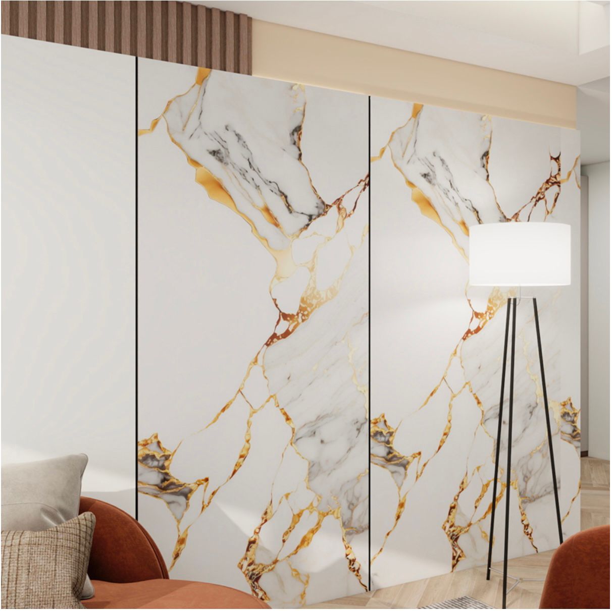 Fali dekorpanel  - Liquid Silk