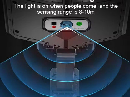 Napelemes LED lámpa távirányítóval