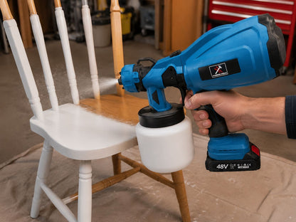 HAMMER TOOLS - festékpermetező 48V, 800W + 800 ml