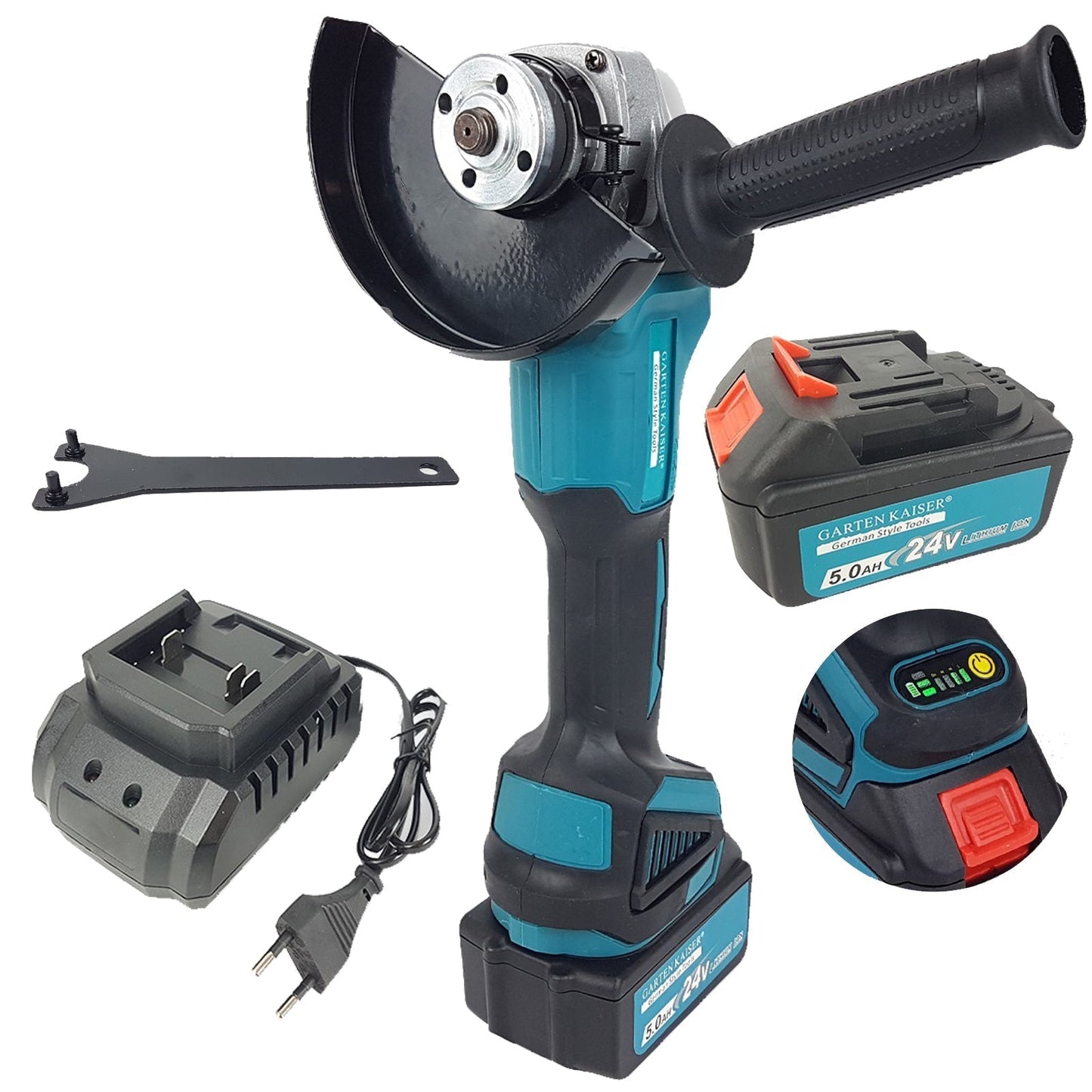 AKKUS SAROKCSISZOLÓ 2X AKKUMULÁTOR 5.0mAh