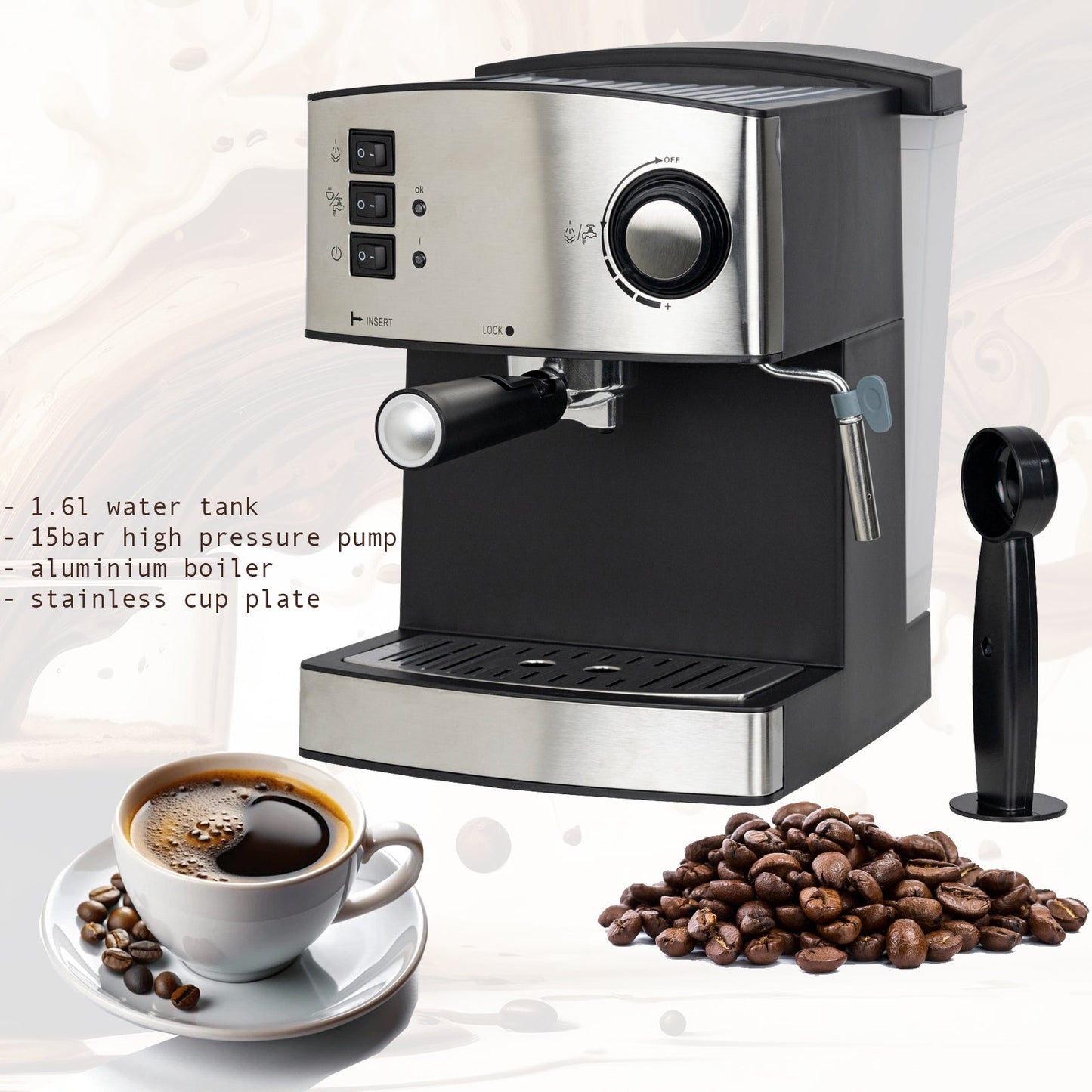 PROFESSZIONÁLIS KÁVÉFŐZŐ VÍZMELEGÍTŐVEL