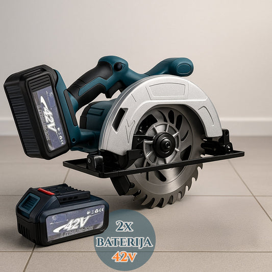 Akkus körfűrész 42V (2× akkumulátorral)