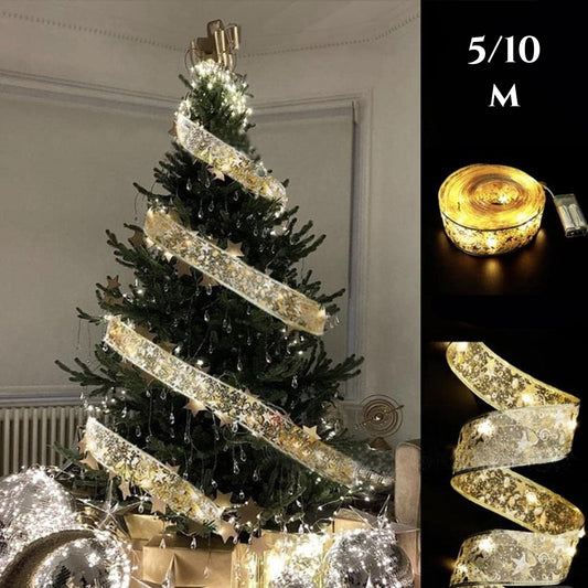 KARÁCSONYI LED DEKORATÍV CSÍKOK 5M/10M