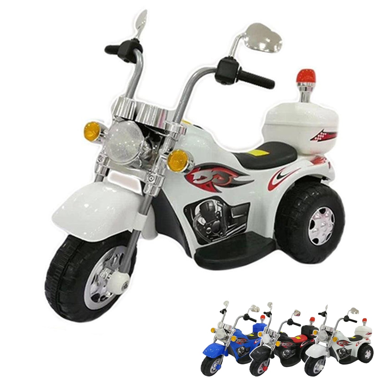 Gyermek rendőrségi motorkerékpár