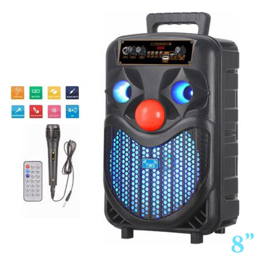 JOKER 8 hüvelykes hangszóró mikrofonnal és távirányítóval