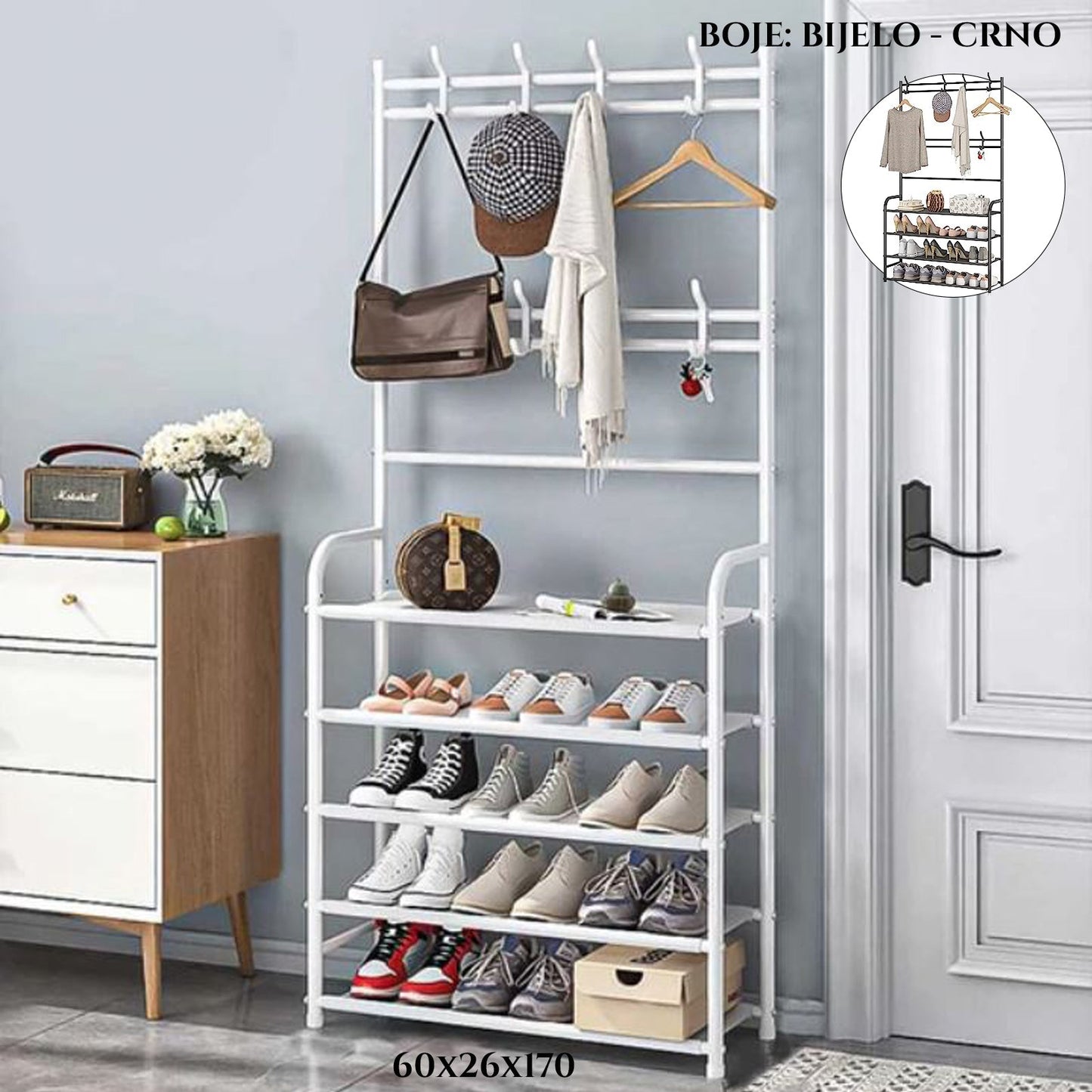 XXL CIPŐTARTÓ AKADÓKKAL