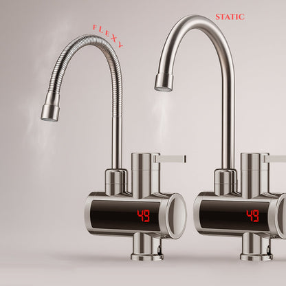 Elektromos csaptelep vízmelegítővel - Hajlítható vagy Fix