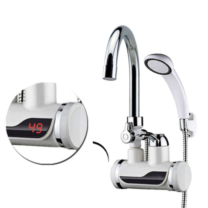 Mosogatófűtéses csaptelep zuhanyfejjel