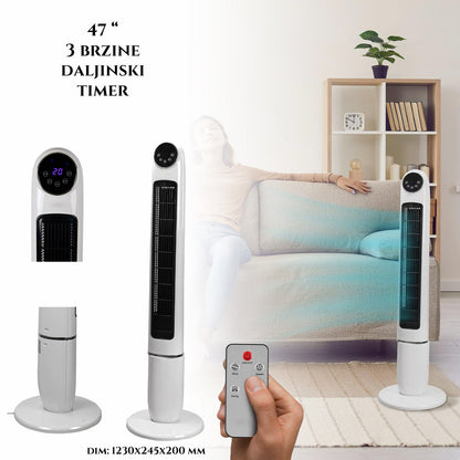 47 hüvelykes oszlopventilátor távirányítóval