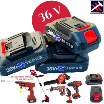 UNIVERZÁLIS AKKUMULÁTOROS 36 V-OS KALAPÁCS ADAGOK AKKUS FÚRÓ-, AKKUS CSISZOLÓ-, AKKUS SZÉLSZEGYENGÉP-, AKKUS FŰRÉSZ-, AKKUS MINIWASH, AKKUS SZÚRÓFŰRÉSZ, AKKUS LOMBFÚVÓ IDR