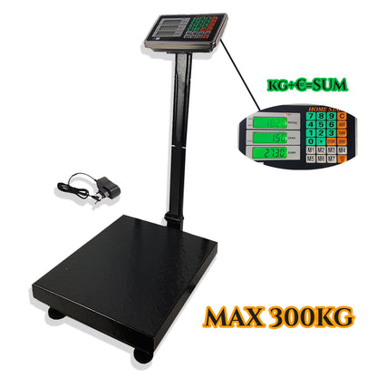 Digitális platós mérleg 300 kg