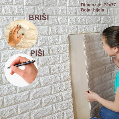 3D-s megjelenésű falmatricák 70x77